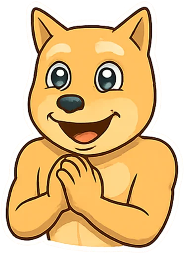  – стикер для Telegram