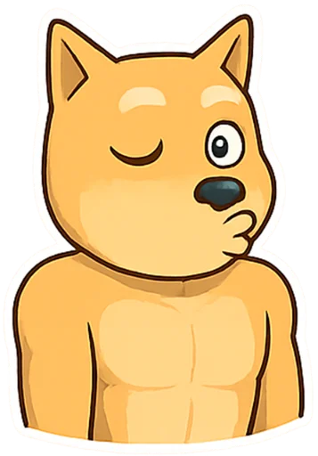  – стикер для Telegram