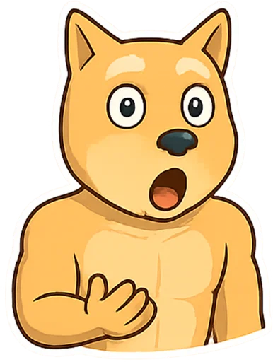  – стикер для Telegram