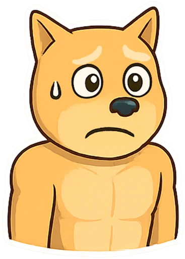  – стикер для Telegram