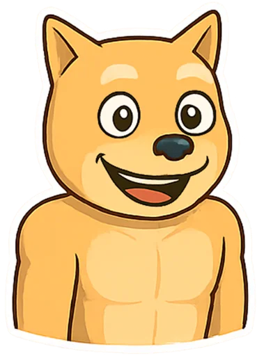  – стикер для Telegram