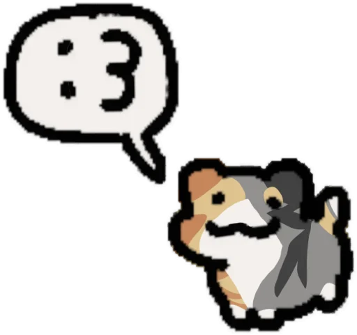  – стикер для Telegram