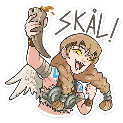  – стикер для Telegram