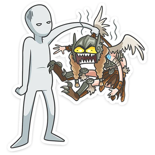  – стикер для Telegram