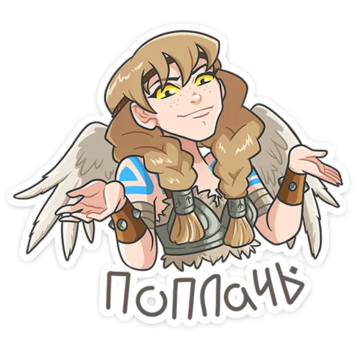 – стикер для Telegram