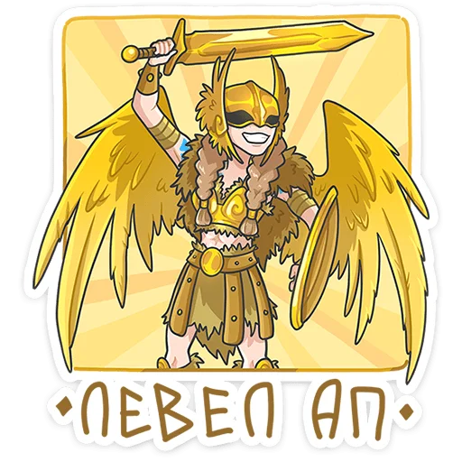  – стикер для Telegram