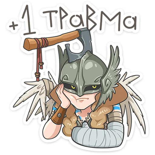  – стикер для Telegram