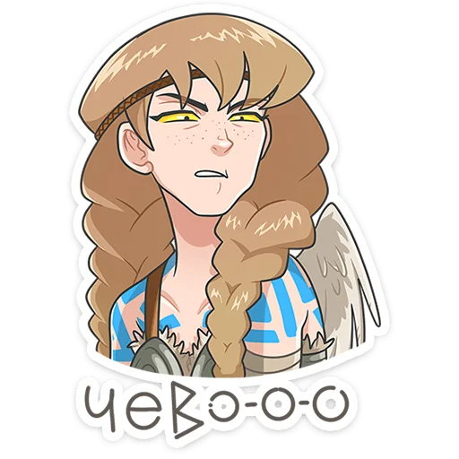  – стикер для Telegram