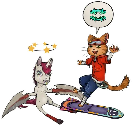  – стикер для Telegram