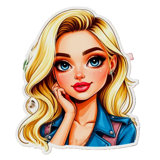  – стикер для Telegram