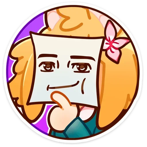  – стикер для Telegram