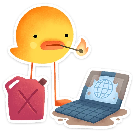  – стикер для Telegram
