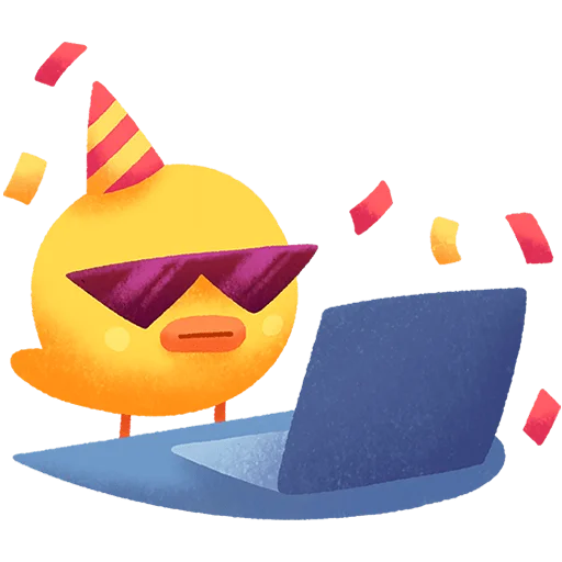  – стикер для Telegram