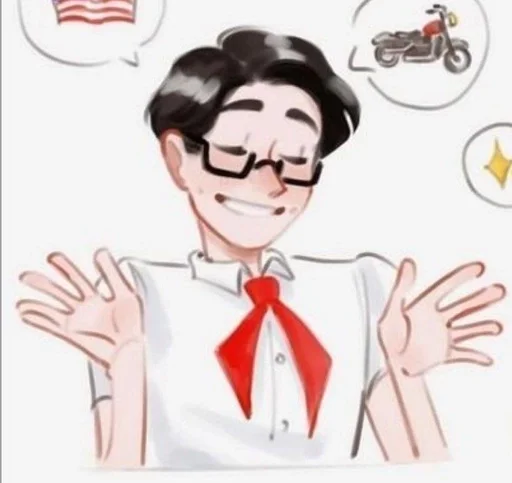  – стикер для Telegram