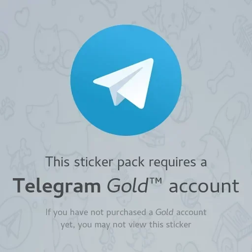  – стикер для Telegram